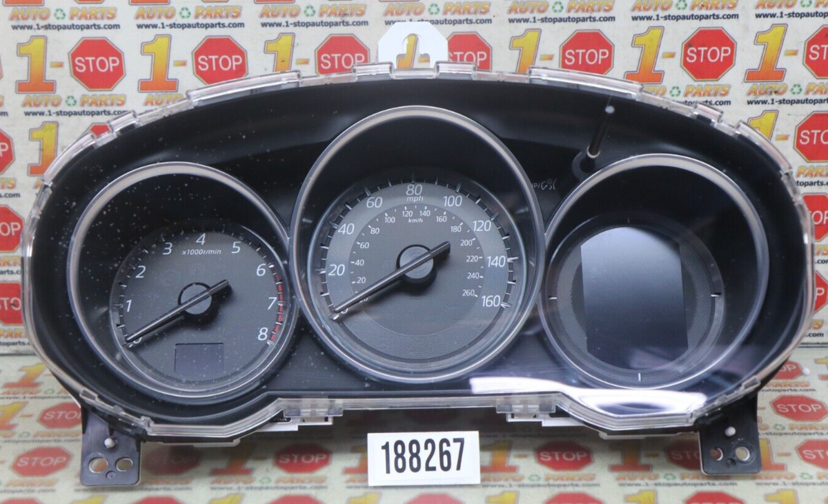 2016 16 MAZDA CX-5 MPH INSTRUMENT CLUSTER SPEEDOMETER KA0K55471A