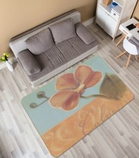 3D Bow Petal Flower NAO7605 Game Rug Mat Elegant Photo Carpet Mat Fay