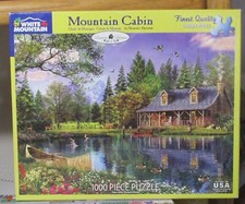 MOUNTAIN CABIN - Complete - WHITE MOUNTAIN PUZZLE