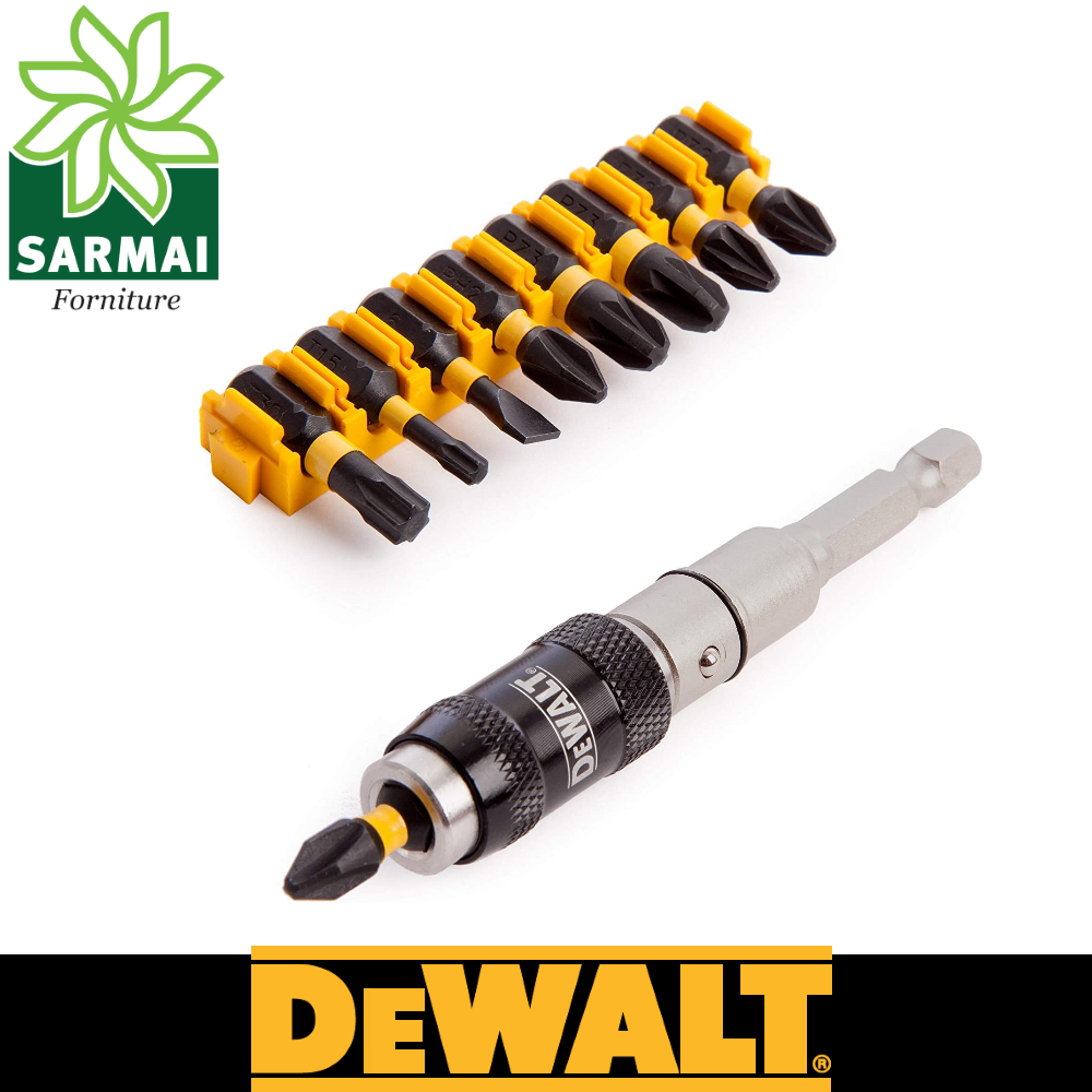 DeWALT DT70518T Set 10pz inserti avvitatore impact torsion portainserti pivotale