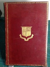 Oxford Lectures on poetry 1909 leather bound st Marys college Cheltenham