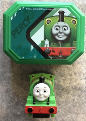Thomas The Train Percy 2009 Mattel Gullane & 2012 Carrying Case Percy Gullane