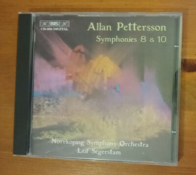 Allan Pettersson - Symphonies 8 & 10 - Norrköping Symphony Orchestra Cd