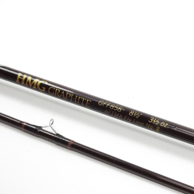 Fenwick HMG Fly Fishing Rod. GFF858. 8' 6” 8wt. W/ Tube and Sock