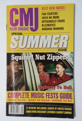 CMJ Magazine (July 1997) Tranquility Bass, Squirrel Nut Zippers; NO CD ...