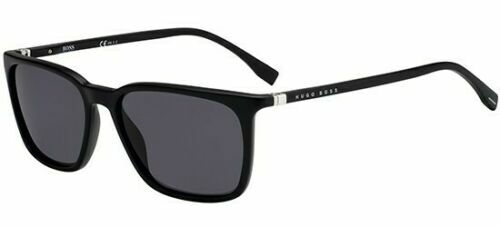 HUGO BOSS Boss 1244/S 003 Sunglasses | Matte Black, 55/22/150, Men's