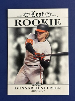 GUNNER HENDERSON BALTIMORE ORIOLES 2023 LEAF 