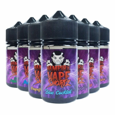 vampire vape shortfill Vampire Vape Shortz Cool Blue Slush 50ml Short Fill for sale online