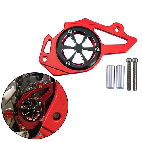 Copertura Pignone Anteriore Motociclo In Alluminio Anodizzato Rosso - Per CRF250L, CRF250M, CRF250 Rally