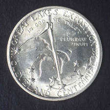 1936 "HIGH GRADE" Cleaveland Centennial Silver Half Dollar COINGIANTS -