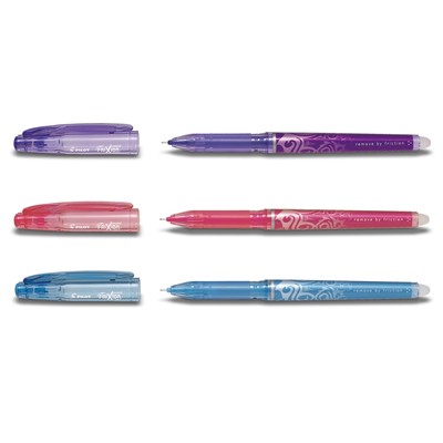 Pilot FriXion Point 0.5 Tintenroller - 3er-Set violett, pink, hellblau