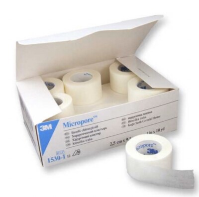 6x 3M Medizinisches Tape Wimpernverlängerung Wimpern Extension 1,25cm x 9.1m