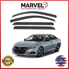 Out-Channel Window Vent Visor Rain Guard Deflectors for Honda Accord 2018-2022