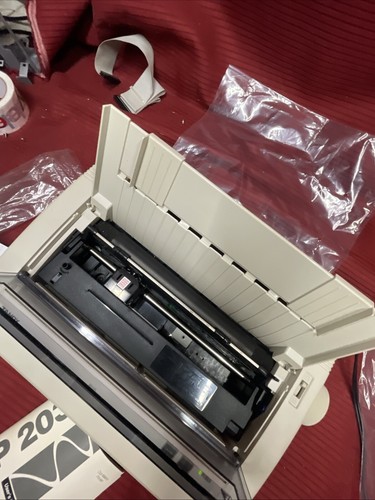 Stampante Tandy DMP 203 Dot Matrix come nuova testata funzionante con libro - Foto 8 di 13
