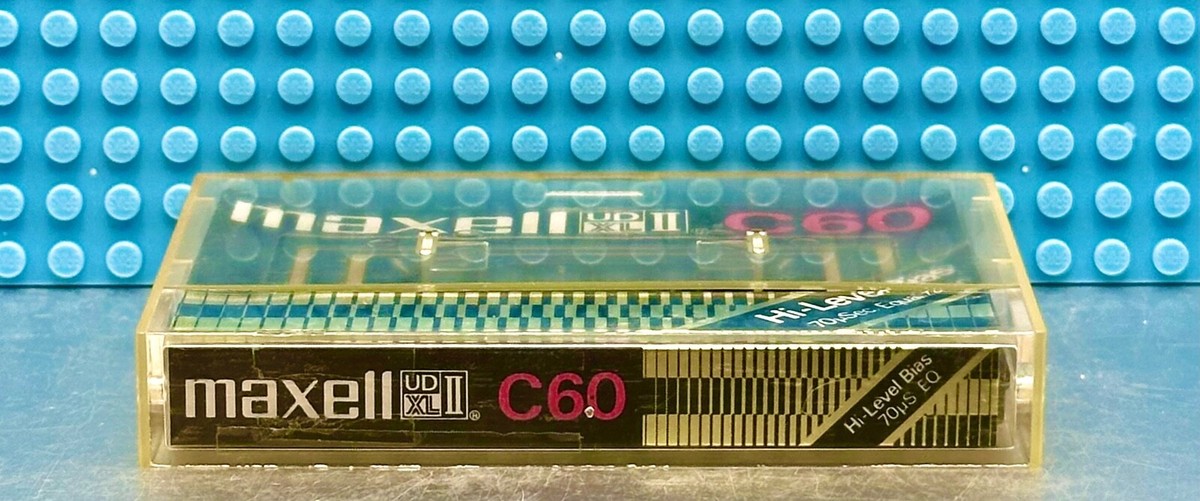cassette audio vierge Maxell (Neuf avec emballage d'origine) à
