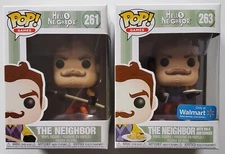Mint in Mint Box Funko Pop Hello Neighbor - The Neighbor & Walmart Exc 261 & 263