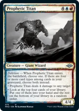 Prophetic Titan - Foil - Showcase x1 - Modern Horizons 2 - NM-Mint, English - Mo