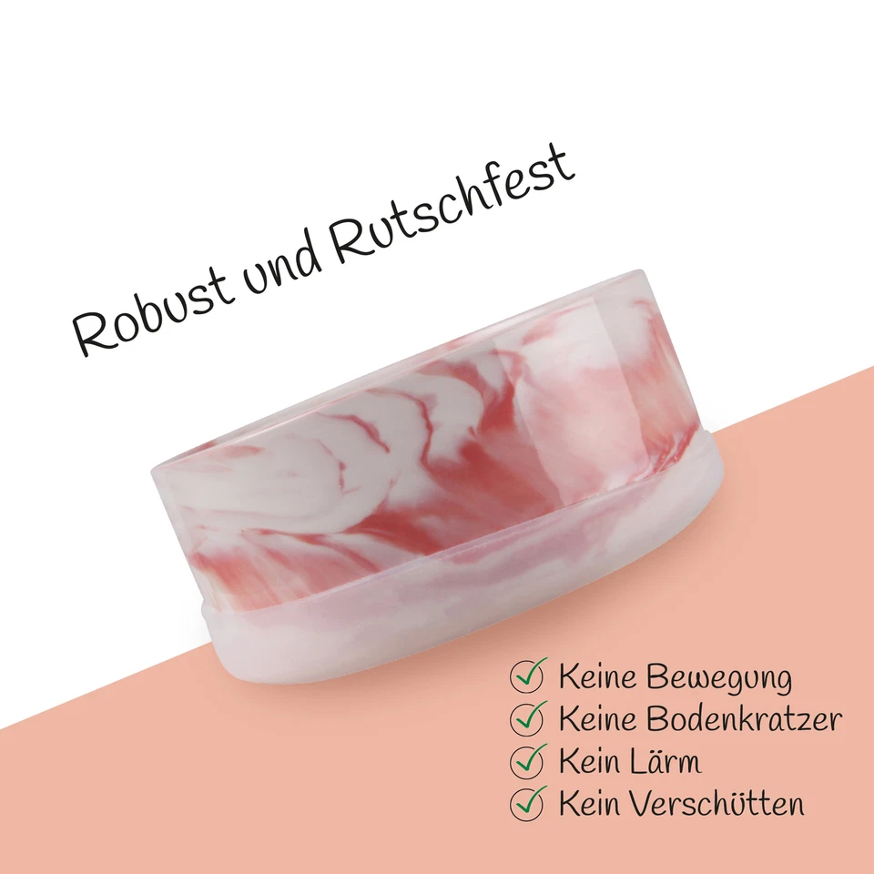 Fressnapf Katze 400ml Keramik Hundenapf Pink Futternapf Ø13cm Hunde rutschfest - Bild 2 von 4