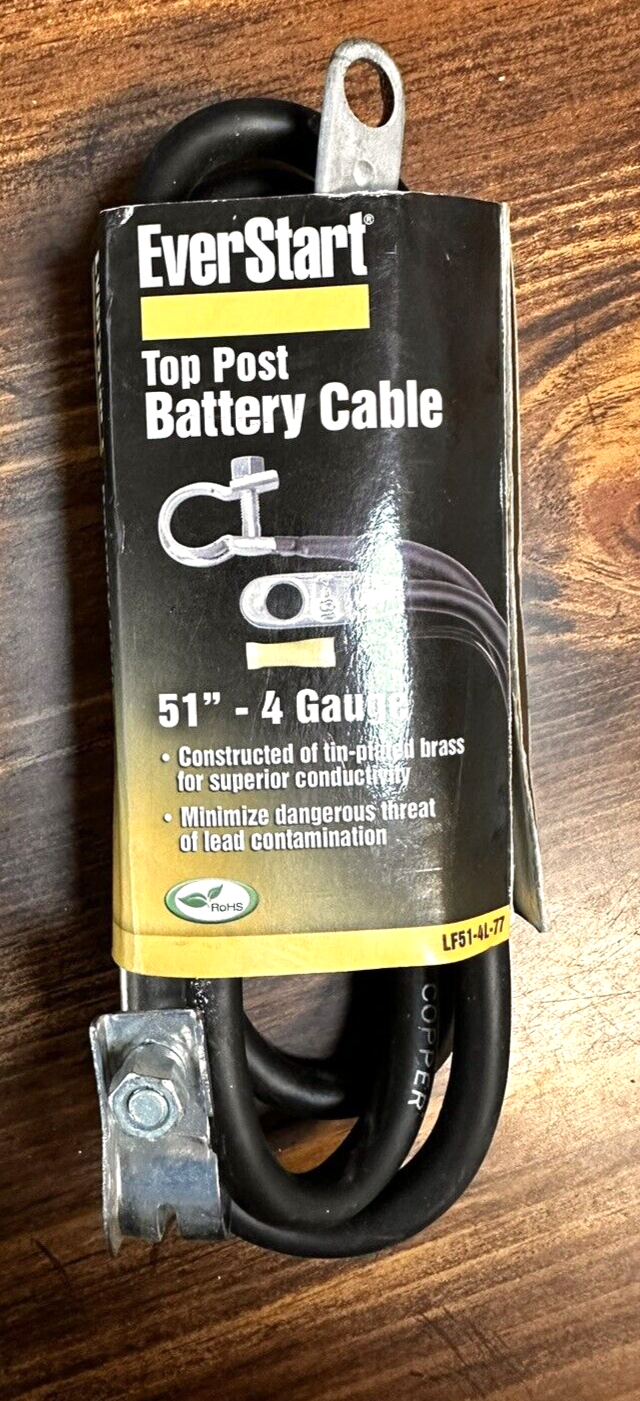 Everstart Lf514l77 4gauge Top Post Battery Cable 51inches for sale online eBay