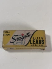 Vintage Scripto EXTRA STRONG No. E 080  HB BLACK LEADS MEDIUM 5ct