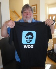 Steve Woz Wozniak Large T Tee Shirt APPLE COMPUTER Co-Founder Creator Brand NEW