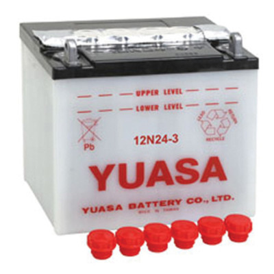 12n24-3 Conventional 12 Volt Battery YUASA YUAM2224D