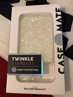i PHONE 6.1 TWINKLE STARDUST CASE MATE 10 FT. DROP PROTECTION NEW IN BOX $39.99 