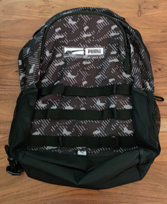 #327L Puma Sport Rucksack Backpack Akademy Original Sportswear neu schwarz