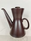 STIG LINDBERG GUSTAVSBERG Terma Flameldfast TEAPOT Coffee Pot Sweden MCM Brown — photo 1