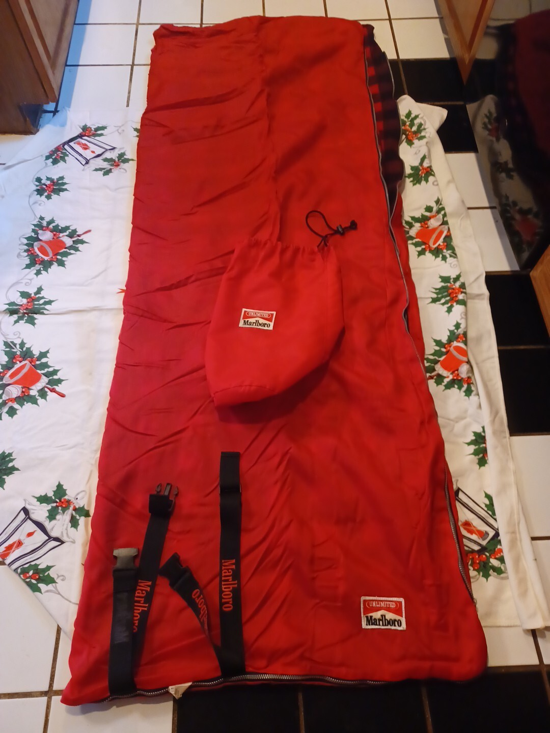 Vintage Marlboro Sleeping Bag (Unlimited) Red Buffalo Plaid Flannel eBay