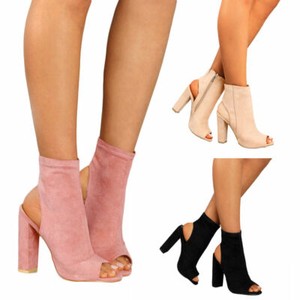 office peep toe boots