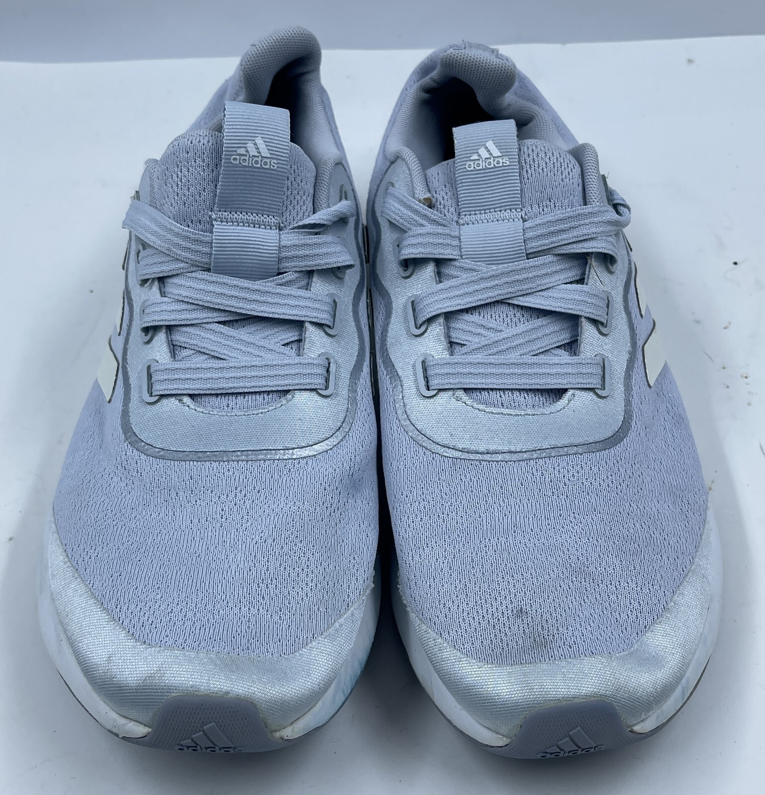 Adidas QT Racer Women's Sneakers Size 10 Blue Mesh Athletic Shoes FY5673 thumbnail 4