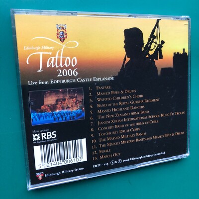 EDINBURGH MILITARY TATTOO 2006 CD Chile Watoto Jiangxi