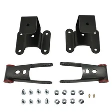 2"-4" Drop Shackles Hangers Lowering Kit For Dodge RAM 2500 3500 1994-02 2WD 4WD