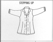 FLAX LINEN Stepping Up Jacket fitted blouse Colors FLAX Medium fits Large