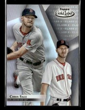 2018 Topps Gold Label #21 Chris Sale Class 2 Black Boston Red Sox