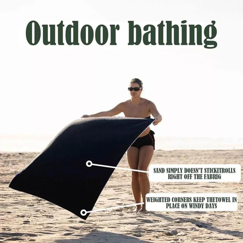 Multifunctional Outdoor Magnetic Bath Towel Portable Magnet Towels Quick-drying - Picture 10 of 20