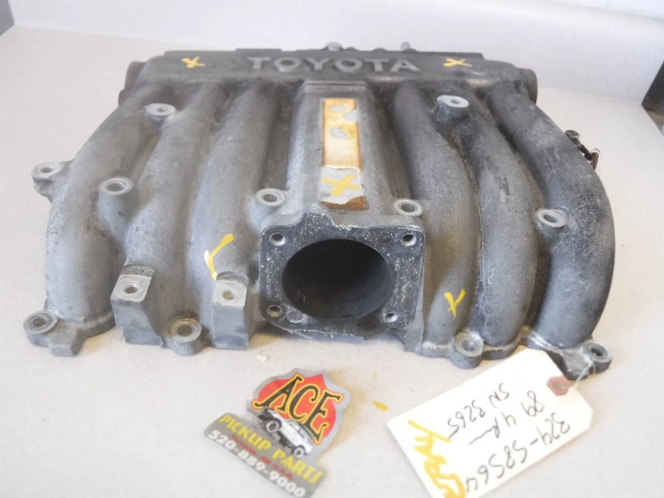 89-92 Toyota Pickup 4Runner 3VZE 3.0L V6 Engine UPPER Intake Manifold - Image 3 of 4