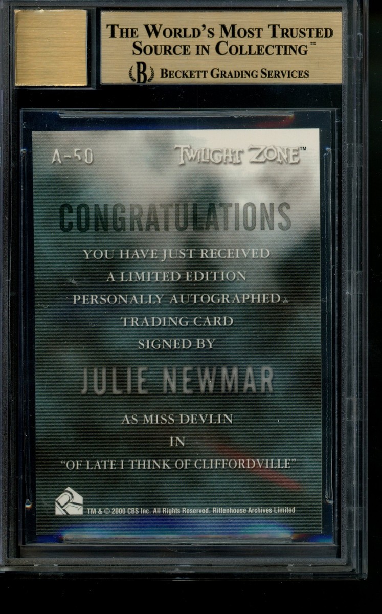 2002 Twilight Zone Autograph Julie Newmar Miss Devlin