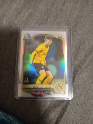 2025-26 Topps Chrome UCC - Samuele Inacio - 1st First Bowman - Dortmund BVB