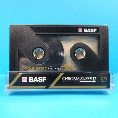   1x BASF Chrome Super II 90 * IEC II Type 2 * Cassette Kassette кассета * 1991