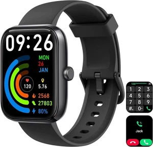 Smartwatch for Men & Women with Bluetooth Calling and Fitness Tracking