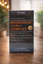 Magnesium 12-in-1 Complex 700mg β 120 Capsules High Absorption Made in USA