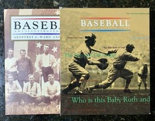 ⚾️ Baseball: An Illustrated History Ken Burns Geoffrey Ward 1994 HC DJ Slipcase