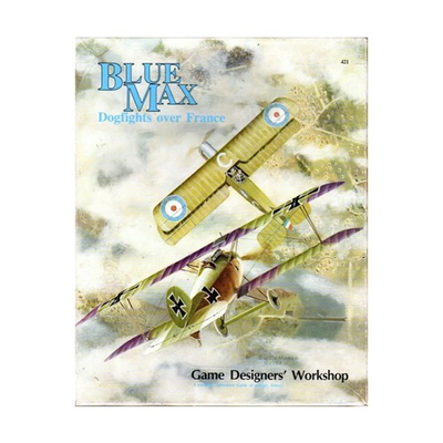 #ad GDW Wargame Blue Max Dogfights Over France 1st Ed Box Fair VG $38.00