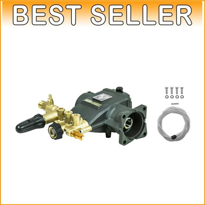 #ad Adjustable 3700 PSI Pressure Washer Pump Kit with Oil Sight Glass Brass Design $539.83