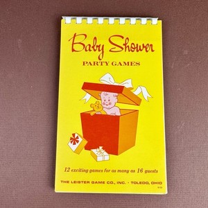 VTG Baby Shower Party Games Leister Game Novelty MCM Retro 1969