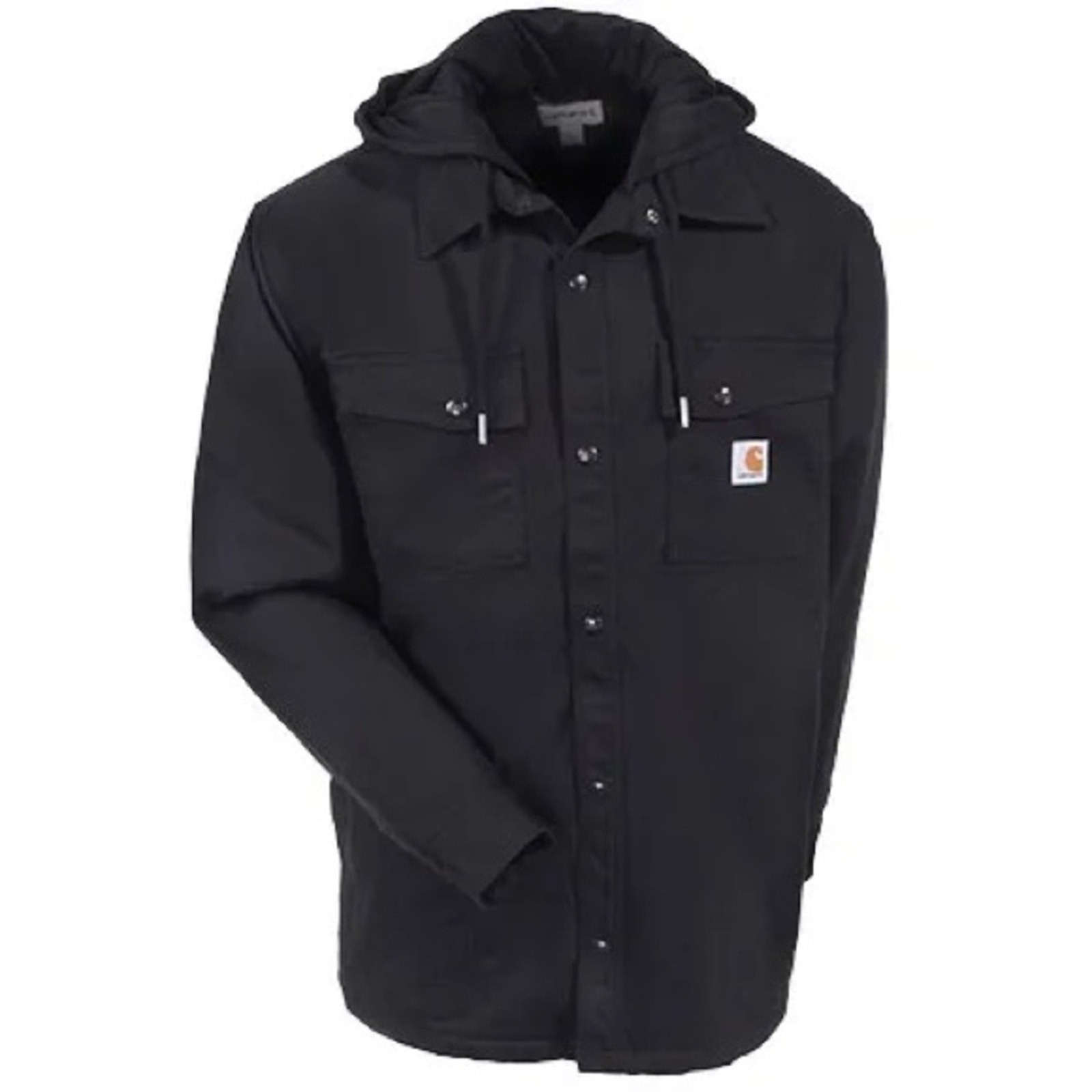 Carhartt Roane Duck Hooded Shirt Jacket in Large - Durable Workwear