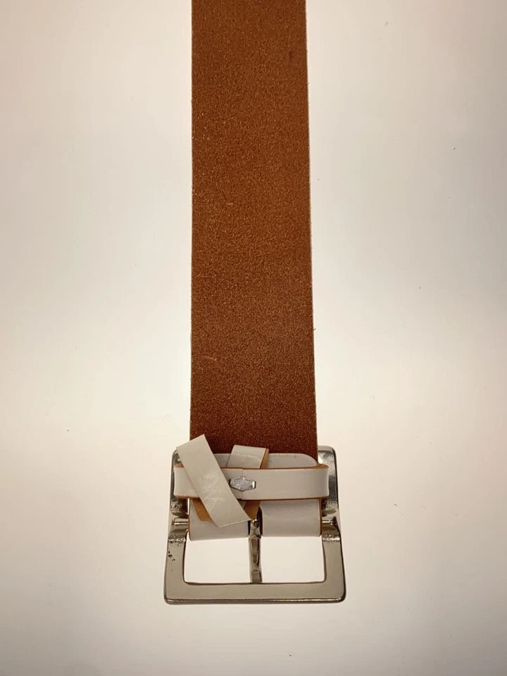 YOHJI YAMAMOTO 男式皮带,尺寸 3,白色,纯色,FB-F06-742 — 第 4/4 张图片