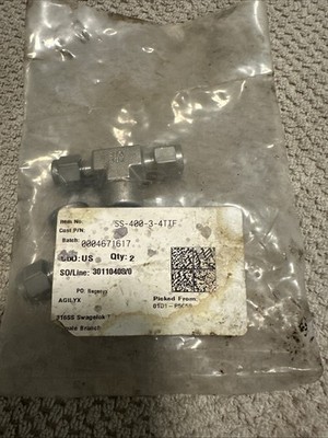 316SS Sage lol Tube Fitting Female Branch T SS-400-3-4TTF
